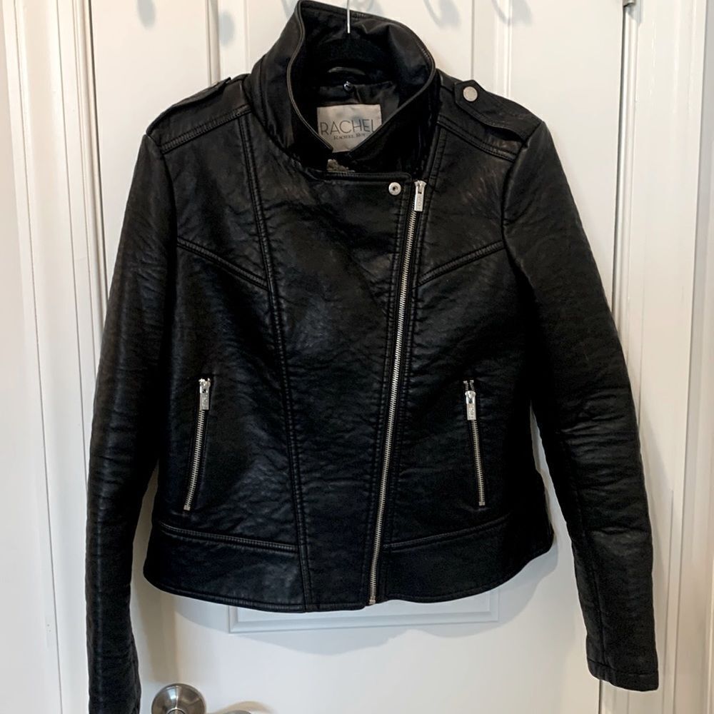 Rachel Roy faux leather jacket